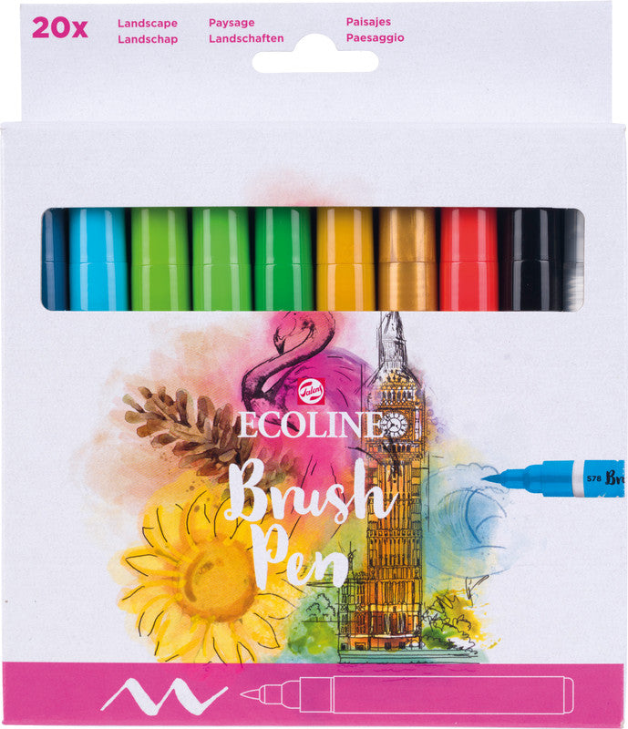 Talens ecoline Filzstifte, 20 Farben