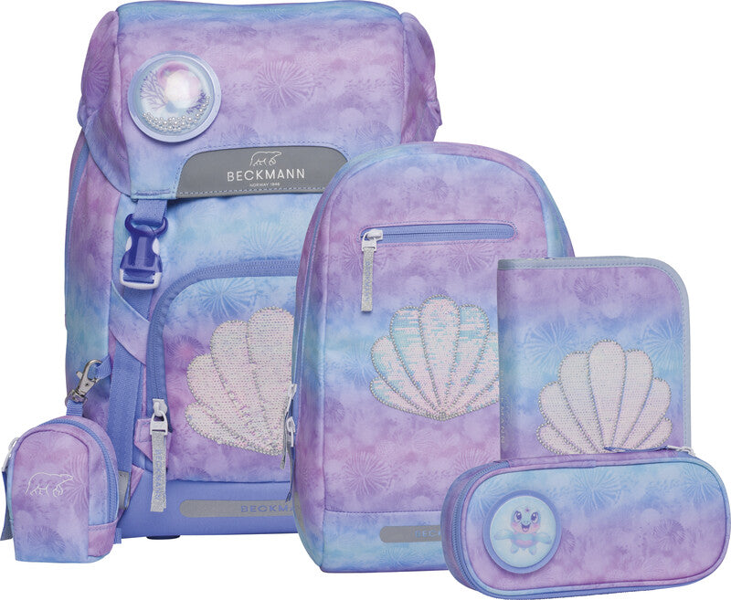Beckmann Schulrucksack – 6-teilig – Seashell