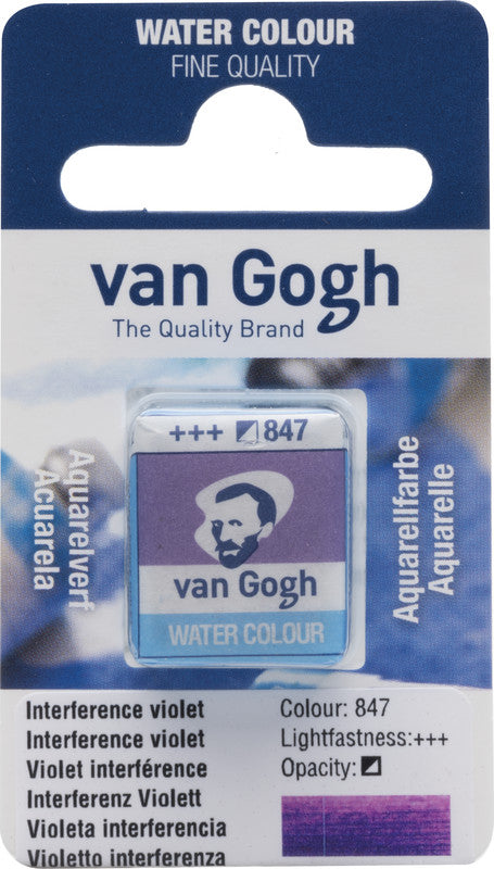 Van Gogh – Interferenzfarben – Aquarellfarbe – Violett, für dunkle Untergründe