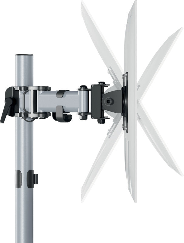 Durable Select – Monitorarm, 2 Monitore, Tischklemme, bis 27", VESA 75 × 75/100 × 100 mm, 8 kg
