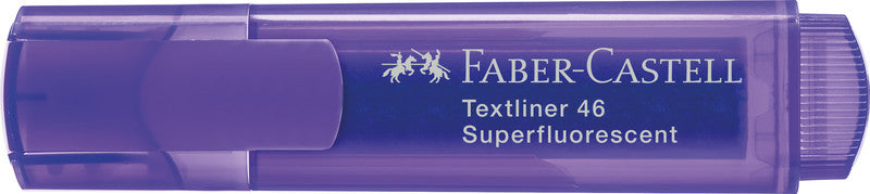 Faber-Castell Textmarker Violett – Keilspitze, 1–5 mm, nachfüllbar