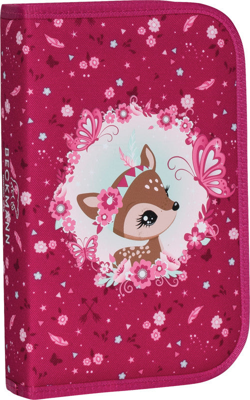 Beckmann Schulrucksack Active Air Flx – 6-teilig – Forest Deer – aus recycelten PET-Flaschen