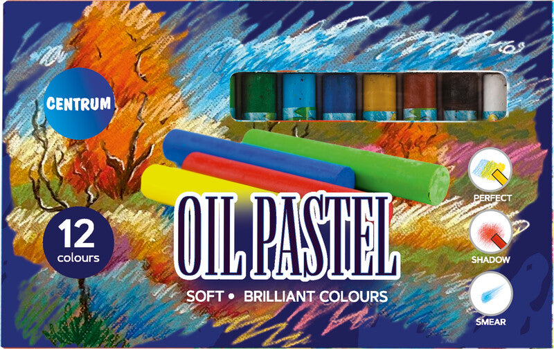 Centrum Ölpastelle, 12 Farben (sortiert), 12er-Set