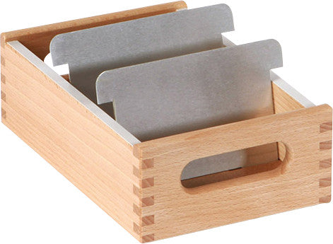 Flück Karteikasten A7 quer, braun, Buche – 1 Stück