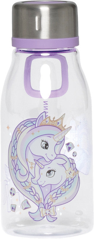 Beckmann Trinkflasche Classic – 4 dl – Kunststoff, Schraubverschluss – Unicorn Princess Purple