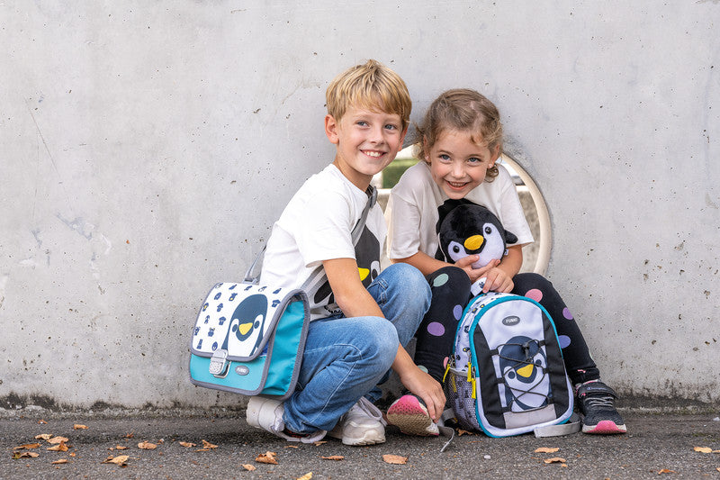 Funki Raumwunder – Kindergartenrucksack – 8–11 l, Kunststoff, Penguin minimono