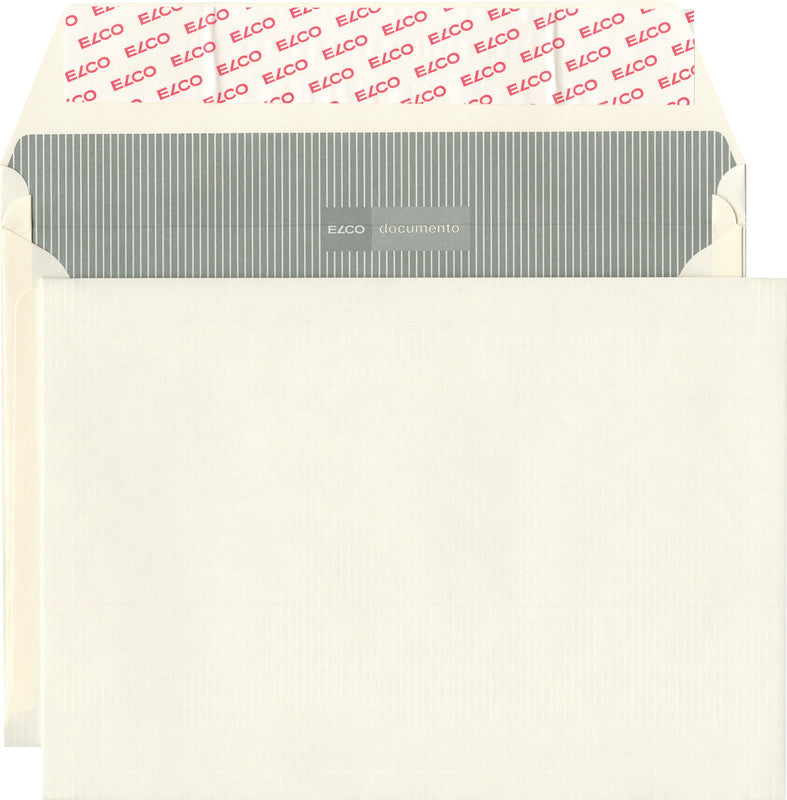 Elco Seitenfaltentasche B5, Selbstklebend, Beige, 120 g/m², 20 mm Falte – 250 Stk.