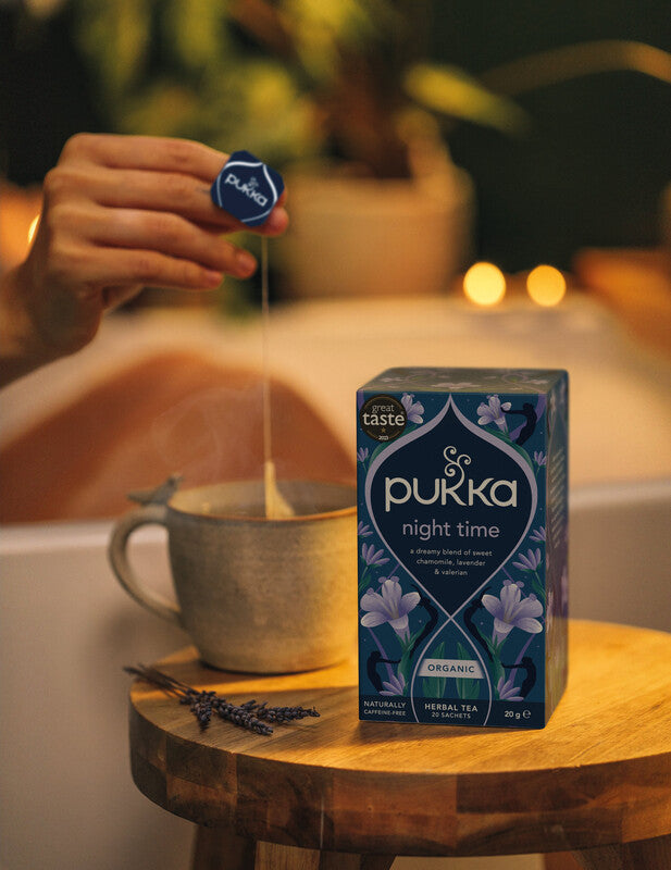 Pukka Teebeutel – Night Time – Kräutertee, Bio, kompostierbar – 20 Beutel