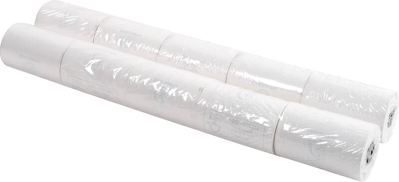 Exacompta Thermorolle 57 × 40 × 12 mm, 18 m, 52 g/m², phenolfrei, weiss