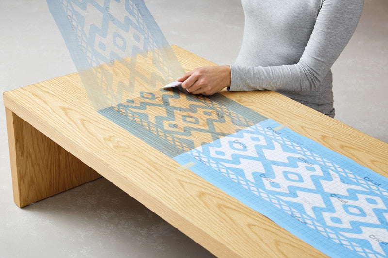Cricut Selbstklebende Schablonenfolie – blau – 33 × 91 cm – für Cricut Schneideplotter