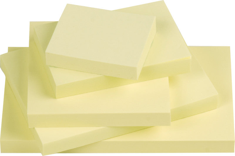 Q-Connect Haftnotizen – 102×76 mm – Gelb, 100 Blatt