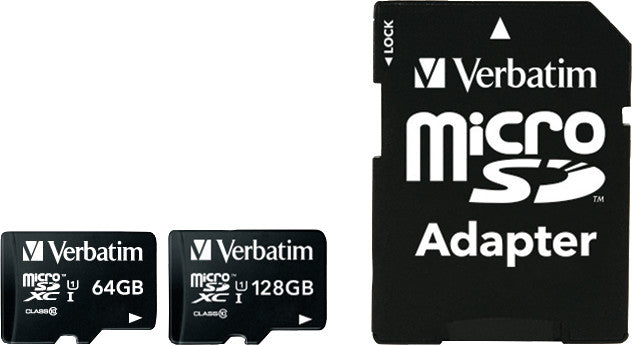 Verbatim Micro-SDXC-Karte – 256 GB, Klasse 10, inkl. SD-Adapter