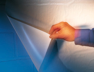 Leitz Flipchart-Folie EasyFlip – 60 cm × 20 m, elektrostatisch, blanko, weiss, perforiert, ohne Lochung