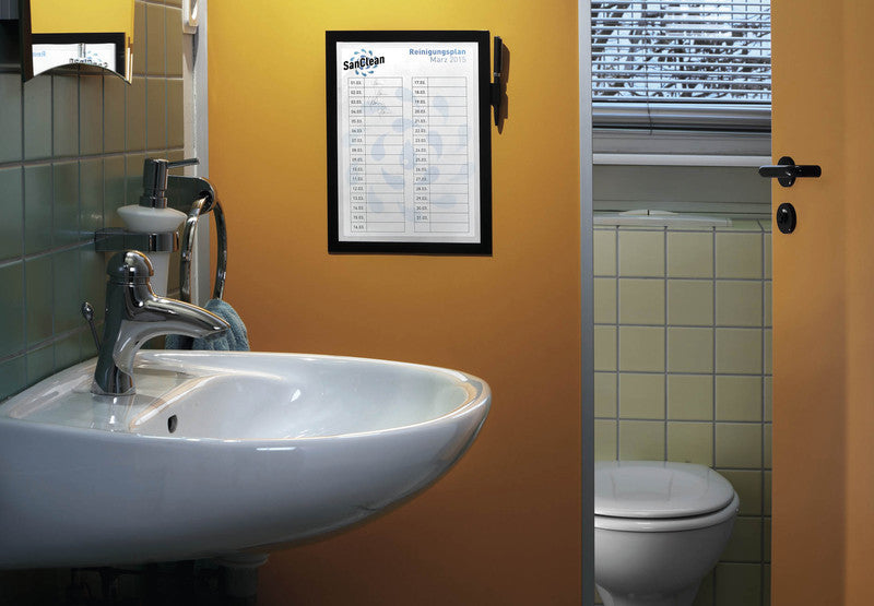 Durable DURAFRAME Note Magnetrahmen – A4 – Schwarz