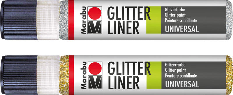 Marabu Perlenstift – gold, glitzer, 25 ml