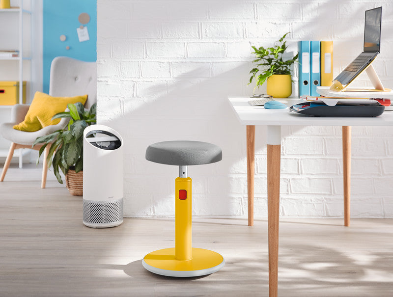 Leitz Hocker Ergo Cosy Active – Sitzhöhe 46–79 cm, 110 kg, grau