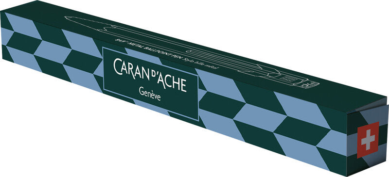 Caran d-Ache Caran d'Ache 849 MOSAIC Special Edition Kugelschreiber – Schwarz, Spitze 1 mm, Druck, Aluminium, dokumentenecht