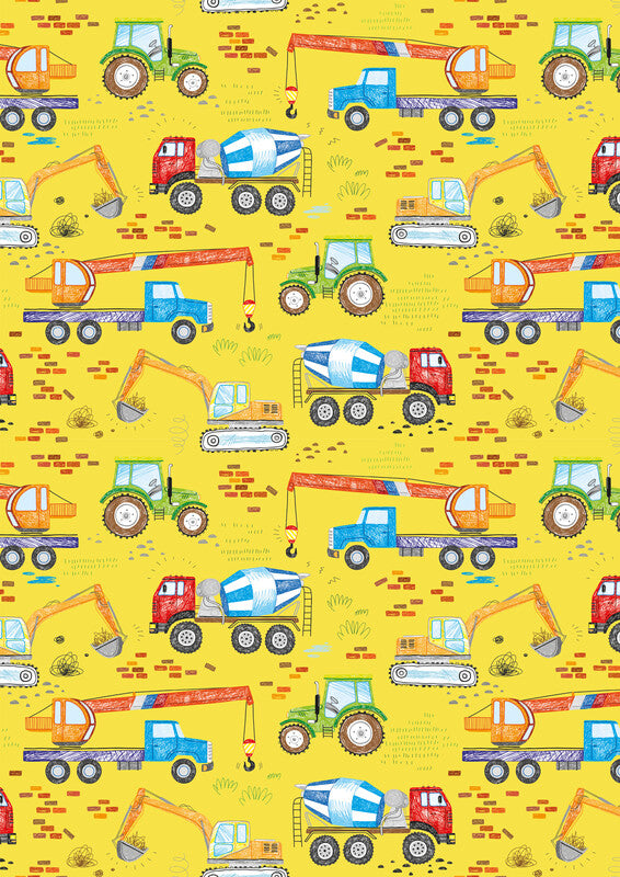 Zoewie Geschenkpapier Rolle – Bambini (10 Motive, mehrfarbig) – 700 × 2000 mm – gestrichenes Papier
