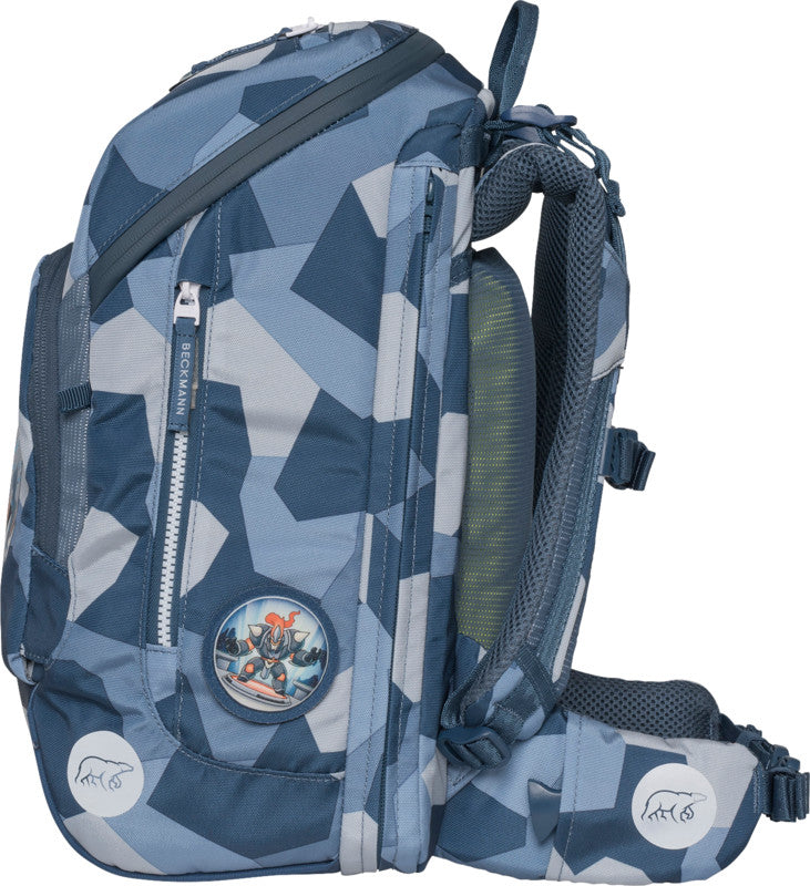 Beckmann Schulrucksack Active Air Flx – Tiger Race – 26,0×39,0×22,0 cm – Recycelte Materialien