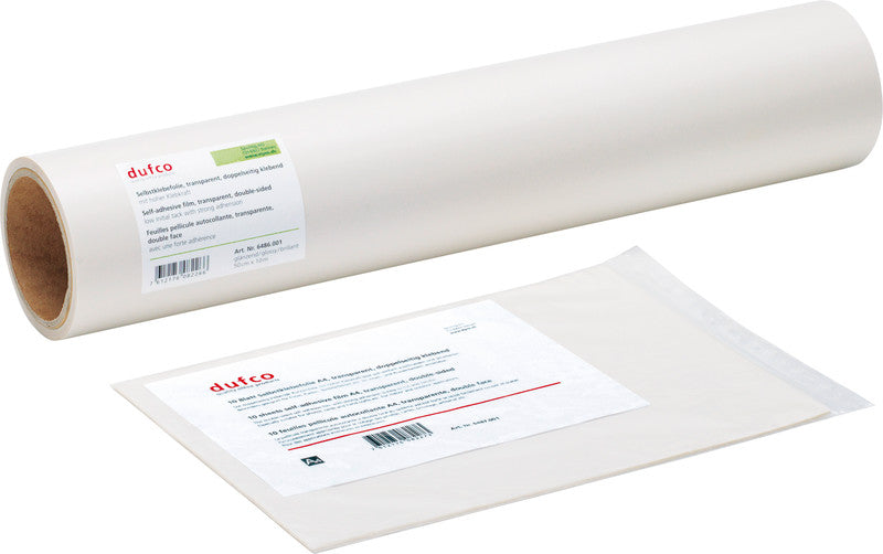 Dufco Klebefolie – permanent, transparent – 50,0 × 1000,0 cm