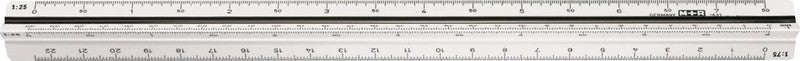 M+R Wandtafel-Lineal 30 cm – Kunststoff, weiss