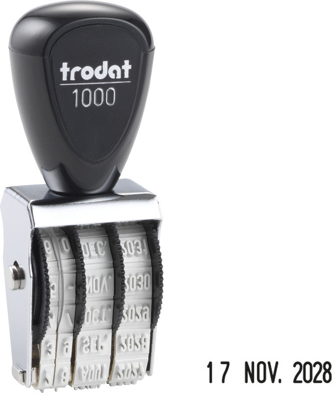 Trodat Motivstempel – Motiv: Datum, Kunststoff, 21 × 3 mm