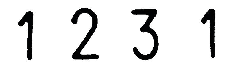 Trodat Motivstempel – Motiv: Zahlen, Metall, 18 × 5 mm, ohne Kissen