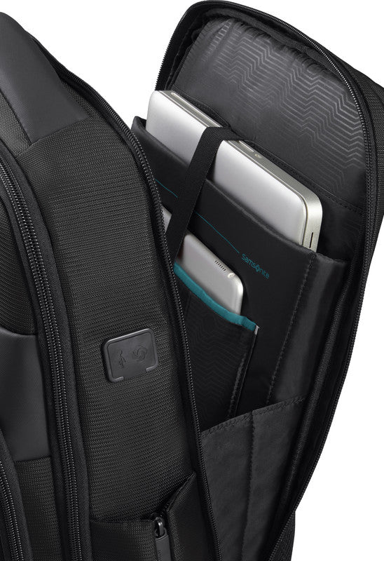 Samsonite Mysight Notebook-Rucksack – 19 l, Aufsteckfunktion, Recyceltes PET (rPET), Schwarz