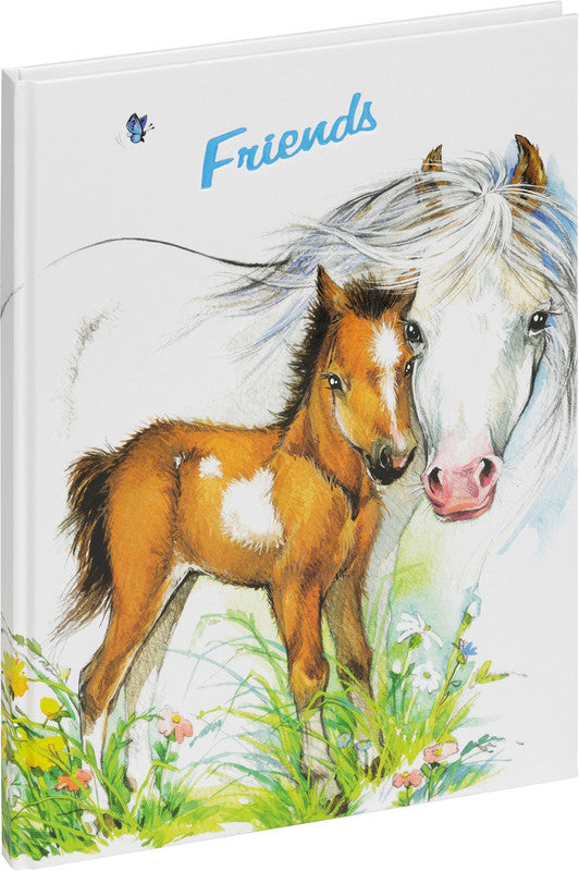 Pagna Süsses Fohlen Freundebuch – 150 × 220 mm – 60 Seiten – deutsch, gebunden, laminierter Papiereinband