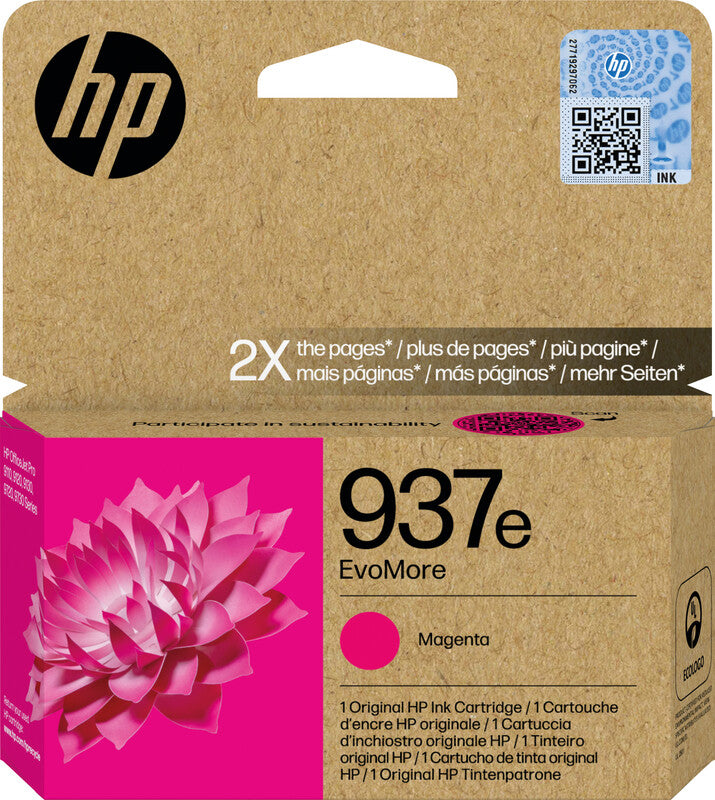 HP Tintenpatrone 937e, Magenta, 1'650 Seiten – für Inkjetdrucker/Multifunktionsgeräte
