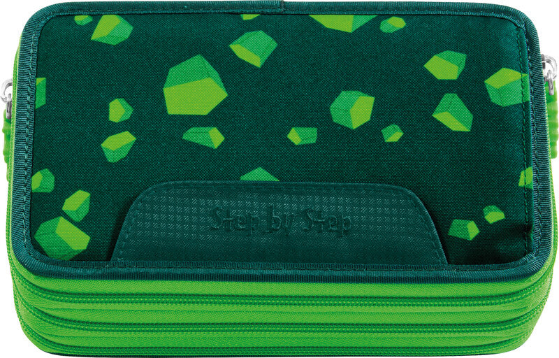 Step by Step XXL Etui Triple, gefüllt, 43-teilig – Dino Targo – Kunststoff – 20,0 × 13,0 × 7,0 cm