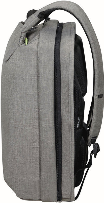 Samsonite Securipak Travel – Notebook-Rucksack – für 15,6" Notebook, 25,5–30 l, Nylon, Grau, RFID-Schutz