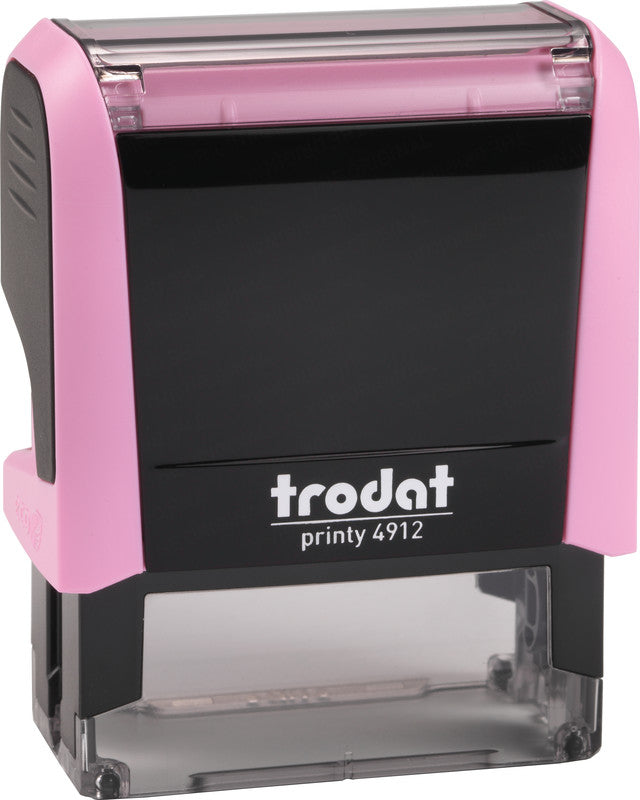 Trodat Motivstempel Printy 4912 – Motiv: zum Selbersetzen, Kunststoff, 47 × 18 mm