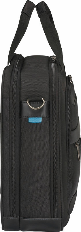 Samsonite Vectura Evo Notebook-Tasche – für Notebooks bis 17,3", 20,5 l, USB-Port, Aufsteckfunktion, Polyester