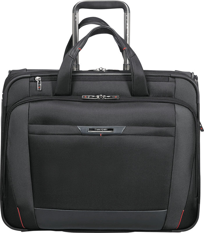Samsonite Pro-DLX 5 Notebook-Trolley – 37,5 l, Aufsteckfunktion, RFID-Fach, Nylon, Schwarz