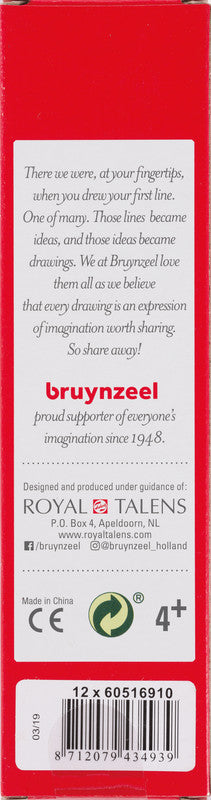 Bruynzeel Farbstift – schwarz, Ø 3,3 mm