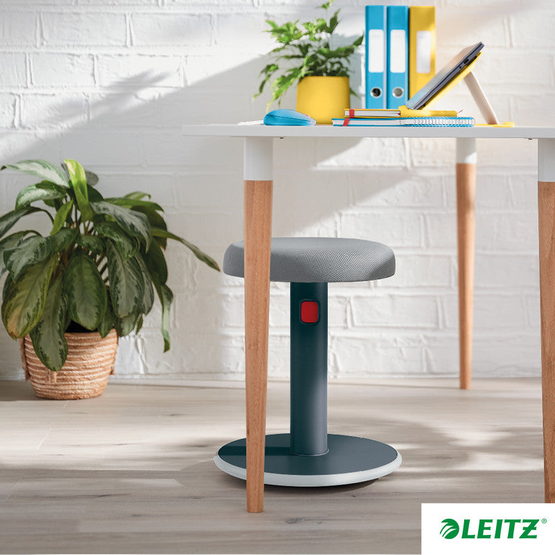 Leitz Hocker Ergo Cosy Active – Sitzhöhe 46–79 cm, 110 kg, grau
