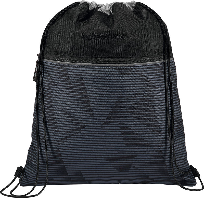 Coocazoo Sportbeutel – 10 l, Motiv Dark Mission, wasserabweisend, 34 × 43 cm