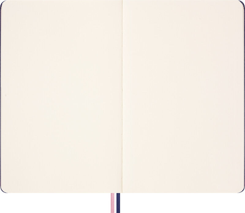 Moleskine Notizbuch Limited Edition Sakura, blanko, Leimbindung, Hardcover, 176 Seiten, 100 g/m² – blau