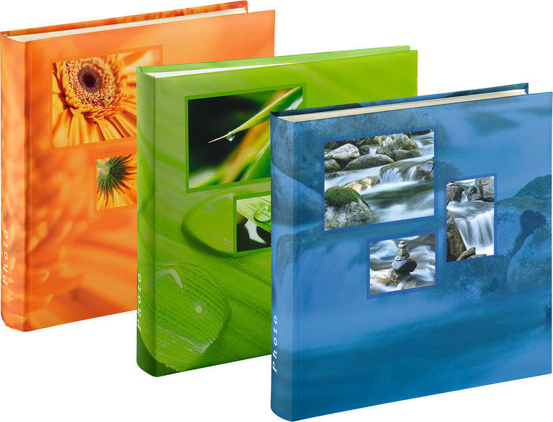 Hama Fotoalbum Jumbo Singo – für 300 × 300 mm, orange, mit Pergaminzwischenblättern, Karton
