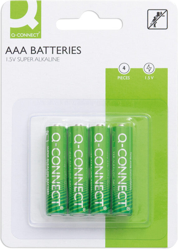 Q-CONNECT Akku 1,5 V 1080 mAh 1,62 Wh Alkaline