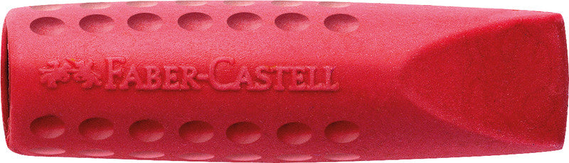 Faber-Castell Ersatzradierer – für Bleistifte – 2er-Pack – Kunststoff, sortiert – 10 × 40 × 10 mm