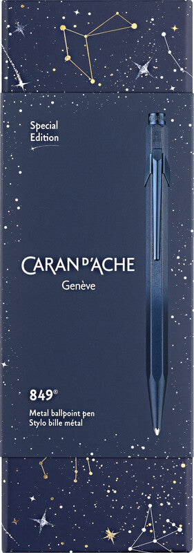 Caran d-Ache Caran d'Ache Kugelschreiber – Blau, Aluminium