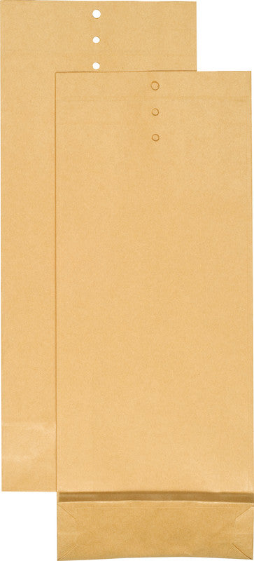 Elco Mustertüte (Klotzboden) – 140 × 345 × 50 mm, Lochung, Braun – 250 Stück