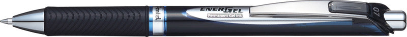 Pentel EnerGel Permanent Gelschreiber – blau, 0,7 mm, dokumentenecht, wasserfest, Druck, nachfüllbar