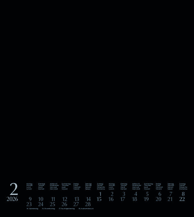 Korsch Bastelkalender Foto Malen Basteln 2026 – 30 × 35 cm – mit Tagesfeldern, mit Aufhänger