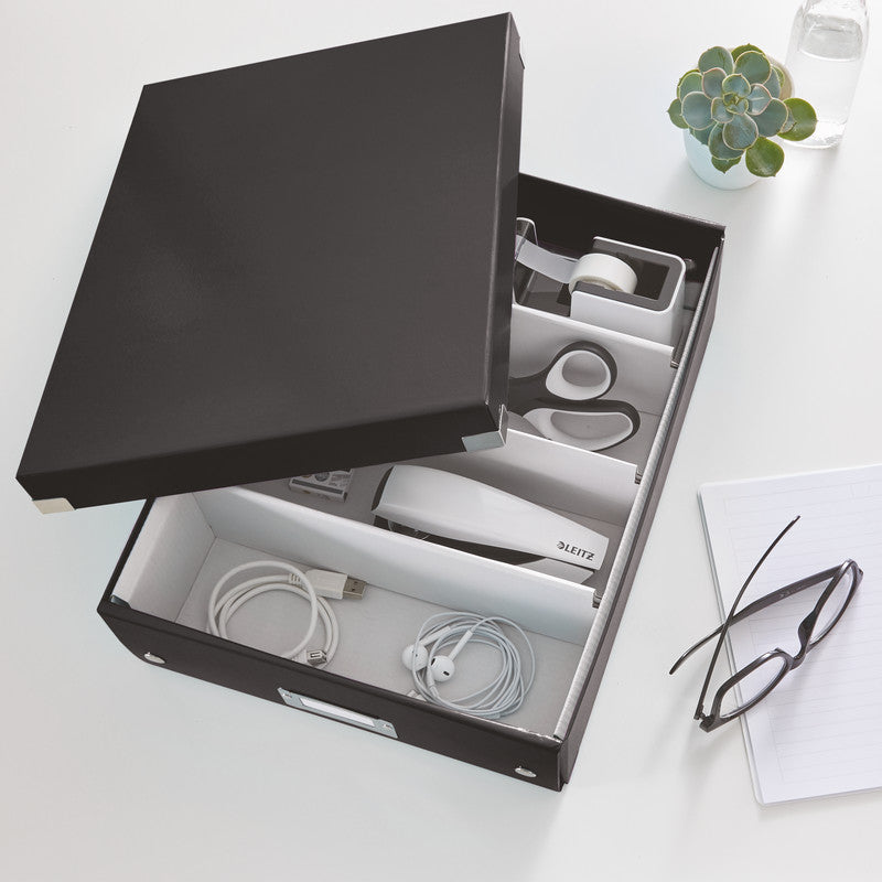 Leitz Aufbewahrungsbox – Kunststoff (PP), schwarz