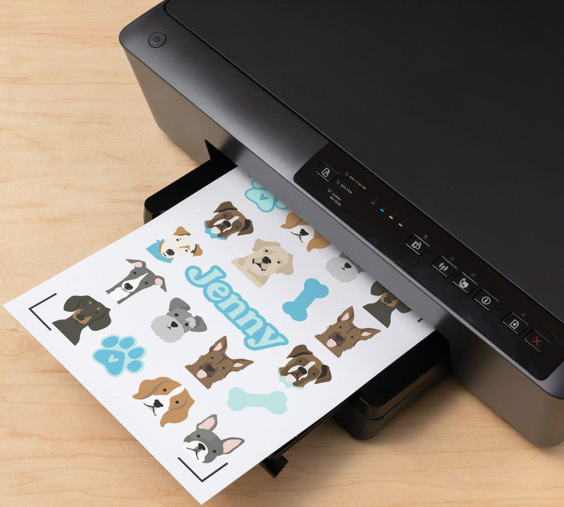 Cricut Stickerkarton Smart Paper – für Cricut Maker, Explore 3 und Joy Xtra – A4 – weiss – 6 Stk.