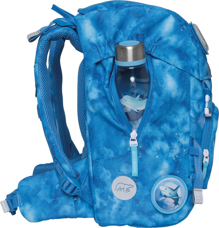 Beckmann Classic Schulrucksack 1st – Ocean – 24,0×37,0×25,0 cm – 22 l – Recycelte Materialien