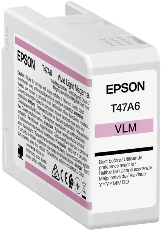 Epson Tintenpatrone T47A6, magenta, 50 ml – für Tintenstrahldrucker/Multifunktionsgeräte